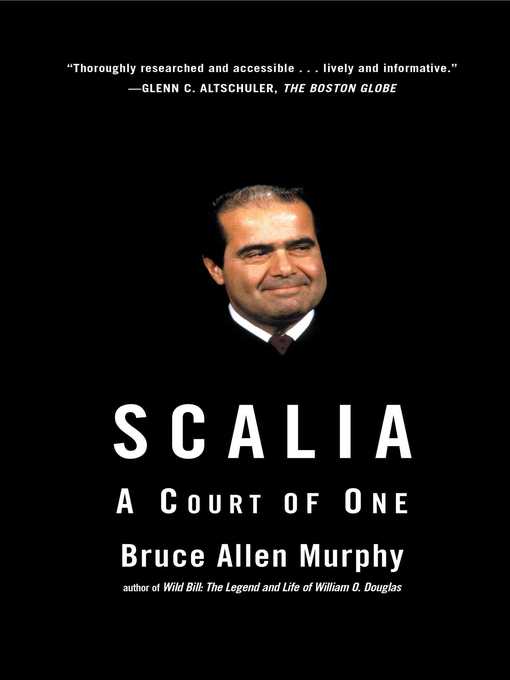 Title details for Scalia by Bruce Allen Murphy - Wait list